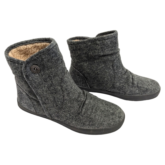 Blowfish Grey Faux Fur Lined Booties - Picture 5 of 10